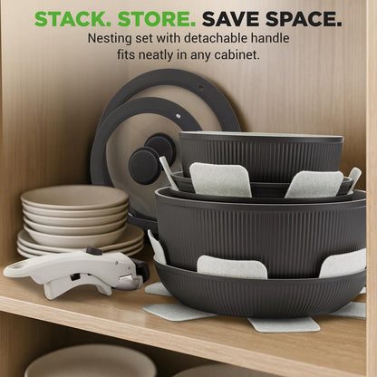 Home Kitchen Cookware Set NCCS18DTHGY