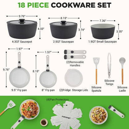 Home Kitchen Cookware Set NCCS18DTHGY