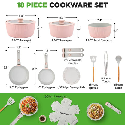 Home Kitchen Cookware Set NCCS18DTHPK