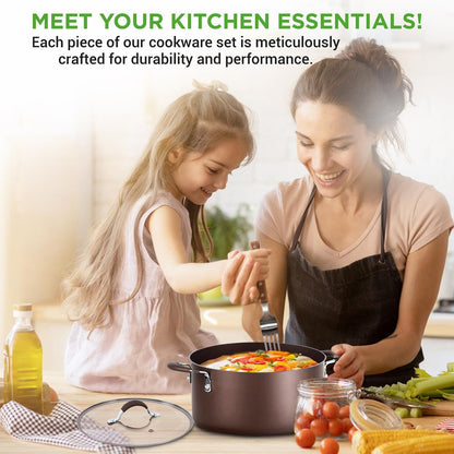 Home Kitchen Cookware Set NCCW14SBR