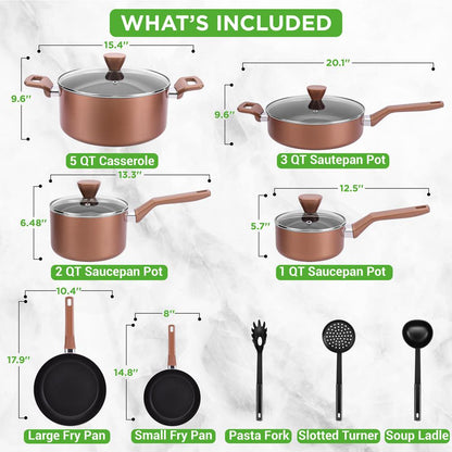 Home Kitchen Cookware Set NCCWA13BR
