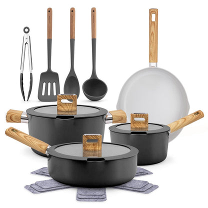 Home Kitchen Cookware Set NCCWST14WDBK