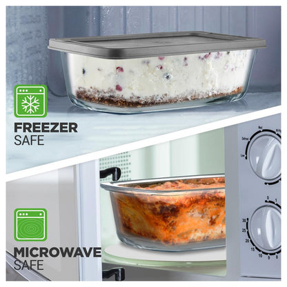 Superior Glass Loaf Pan With Cover NCGL2LO