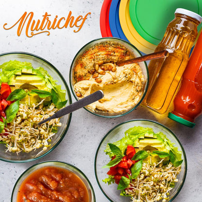 Superior Glass Mixing Bowls with PE Lids NCGL4MXG