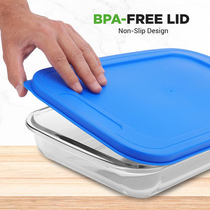 High Borosilicate Glass Bakeware Set NCGL4XBUL