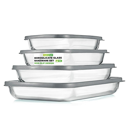 High Borosilicate Glass Bakeware Set NCGL4XGY