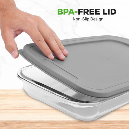 High Borosilicate Glass Bakeware Set NCGL4XGY