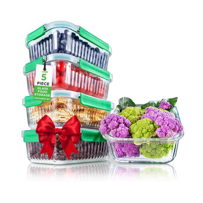 High Borosilicate Glass Food Container NCGL5WV