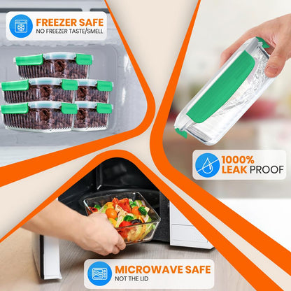 High Borosilicate Glass Food Container NCGL5WV