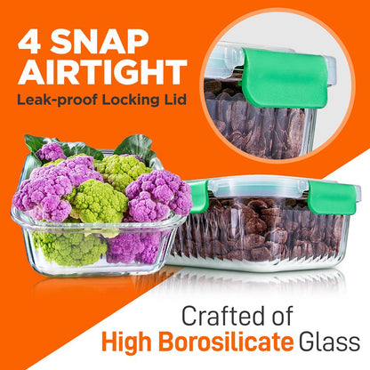High Borosilicate Glass Food Container NCGL5WV