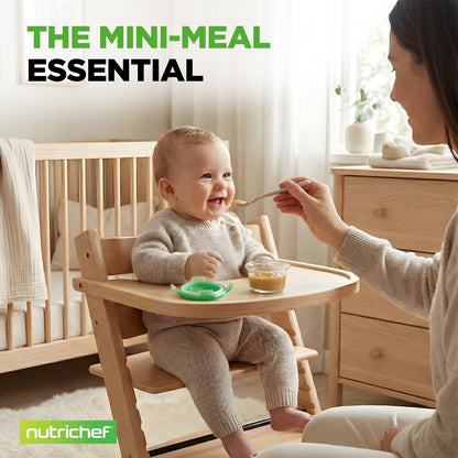 Glass Round Meal-Prep Containers NCGLBAB