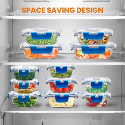 High Borosilicate Glass Food Container NCGLBU