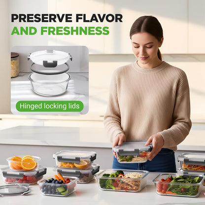 High Borosilicate Glass Food Container NCGLGY