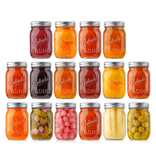 Glass Mason Jars NCMSJ16