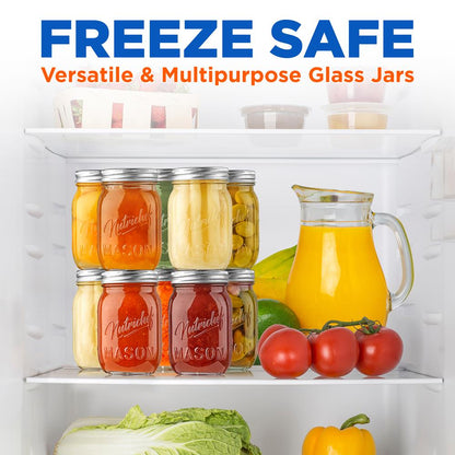 Glass Mason Jars NCMSJ16