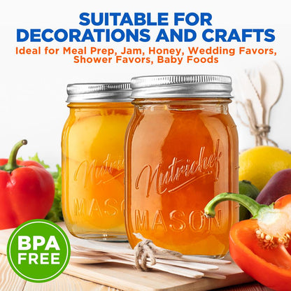 Glass Mason Jars NCMSJ16