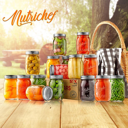 Glass Mason Jars NCMSJ16