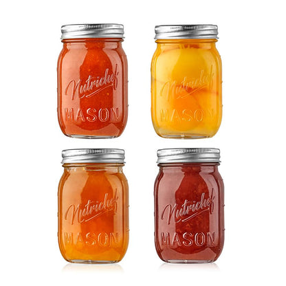 Glass Mason Jars NCMSJ4