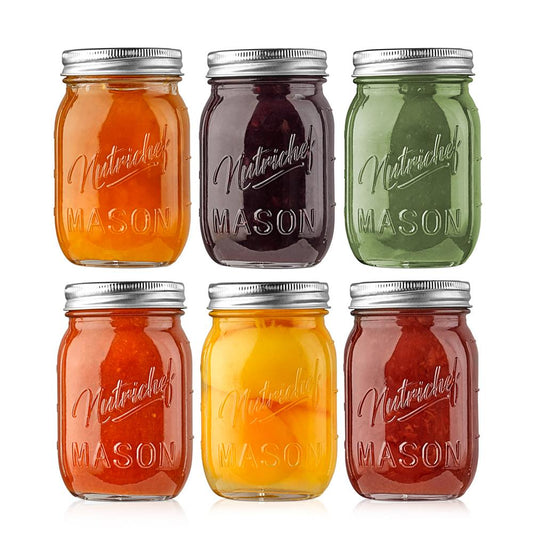 Glass Mason Jars NCMSJ6