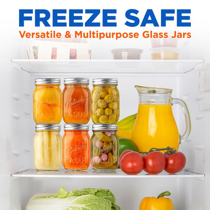 Glass Mason Jars NCMSJ6