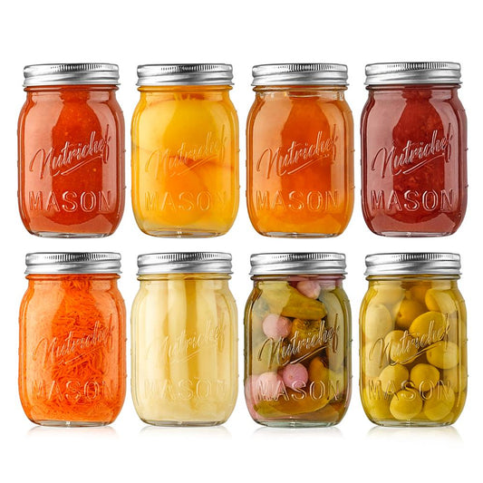 Glass Mason Jars NCMSJ8