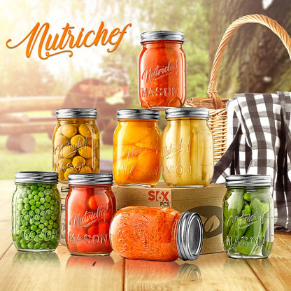 Glass Mason Jars NCMSJ8