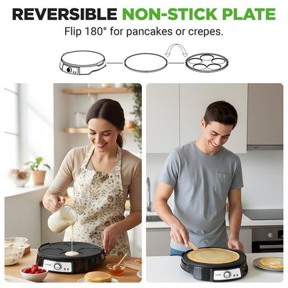 Reversible Crepe and Pancake Maker NCPCRM13