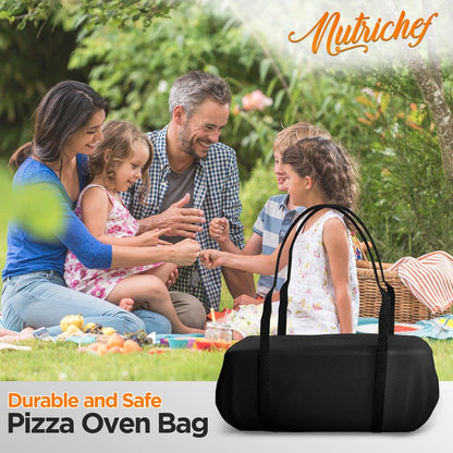 NutriChef Pizza Oven Transfer & Storage Bag with Shoulder Strap & Handle – Compatible with NCPIZOVN NCPIZBAG
