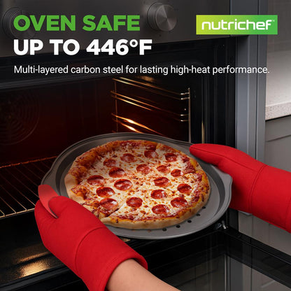 Pizza Tray with Silicone Handle NCPZPN3GR