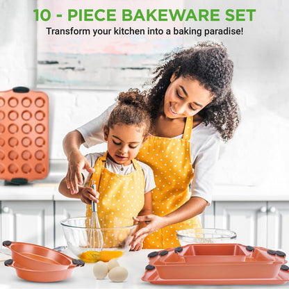 Home Kitchen Bake Pan Set NCSBS54S