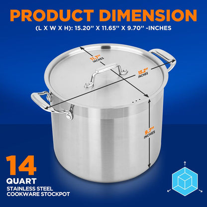 Stainless Steel Cookware Stockpot NCSPT14Q