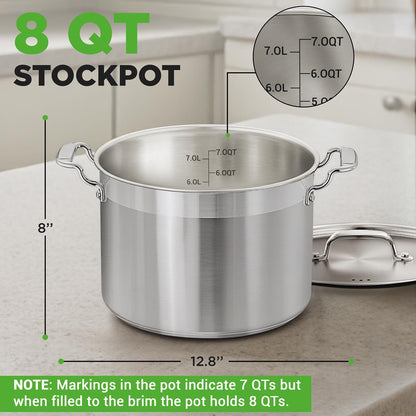Stainless Steel Cookware Stockpot NCSPT8Q