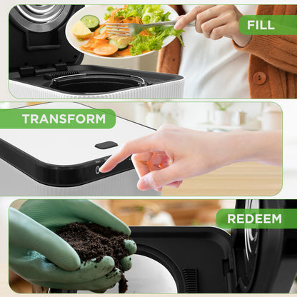 Electric Kitchen Composter NCVK9112BWH