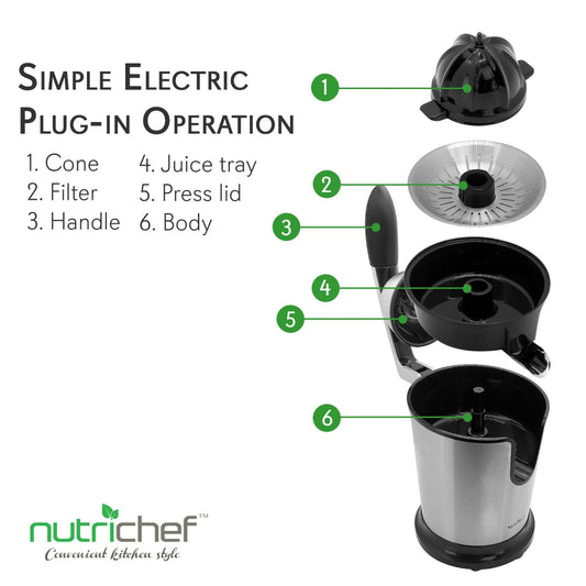 Electric Fruit & Citrus Juicer PKJCR305