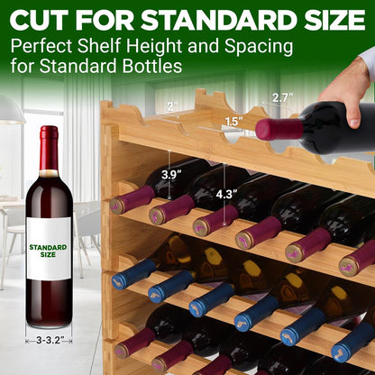 Stackable Wine Storage Rack SLWMDSF200