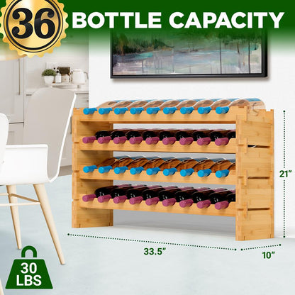 Stackable Wine Storage Rack SLWMDSF200