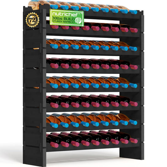 Modular Wine Storage Rack SLWMDSF226BK