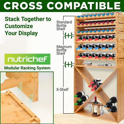 Modular Wine Storage Rack SLWMDSF226WT