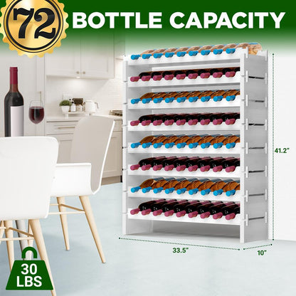 Modular Wine Storage Rack SLWMDSF226WT
