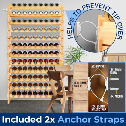 12 Tier Wine Shelf SLWMDSF960